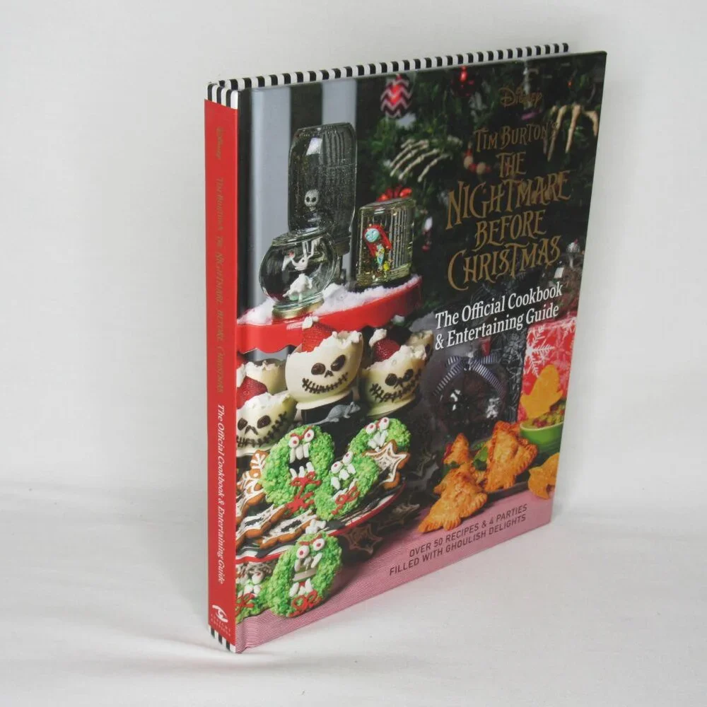 Disney Tim Burton's Nightmare Before Christmas Official Cookbook Hardcover